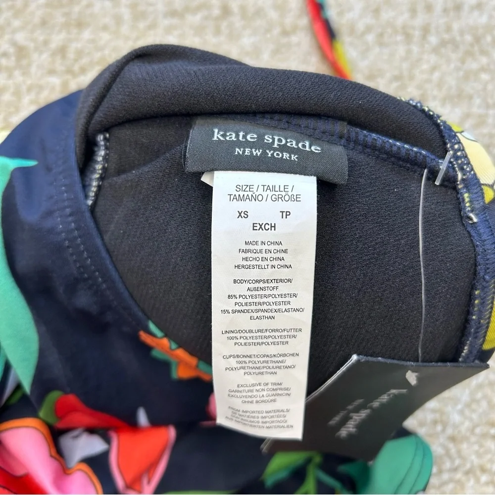 Kate Spade Flower Bed Bandeau One Piece